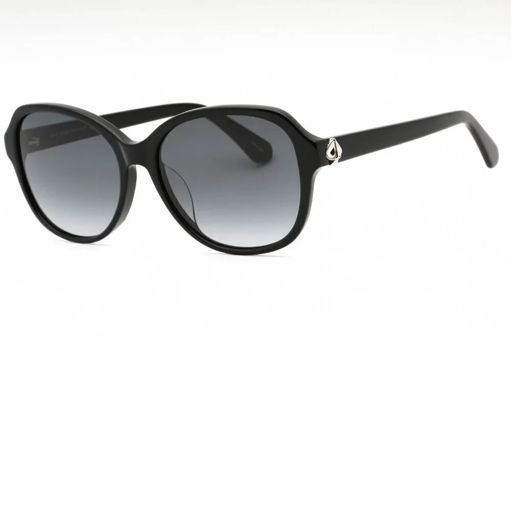 Kate Spade Black Sandi Sunglasses Brand New In Case